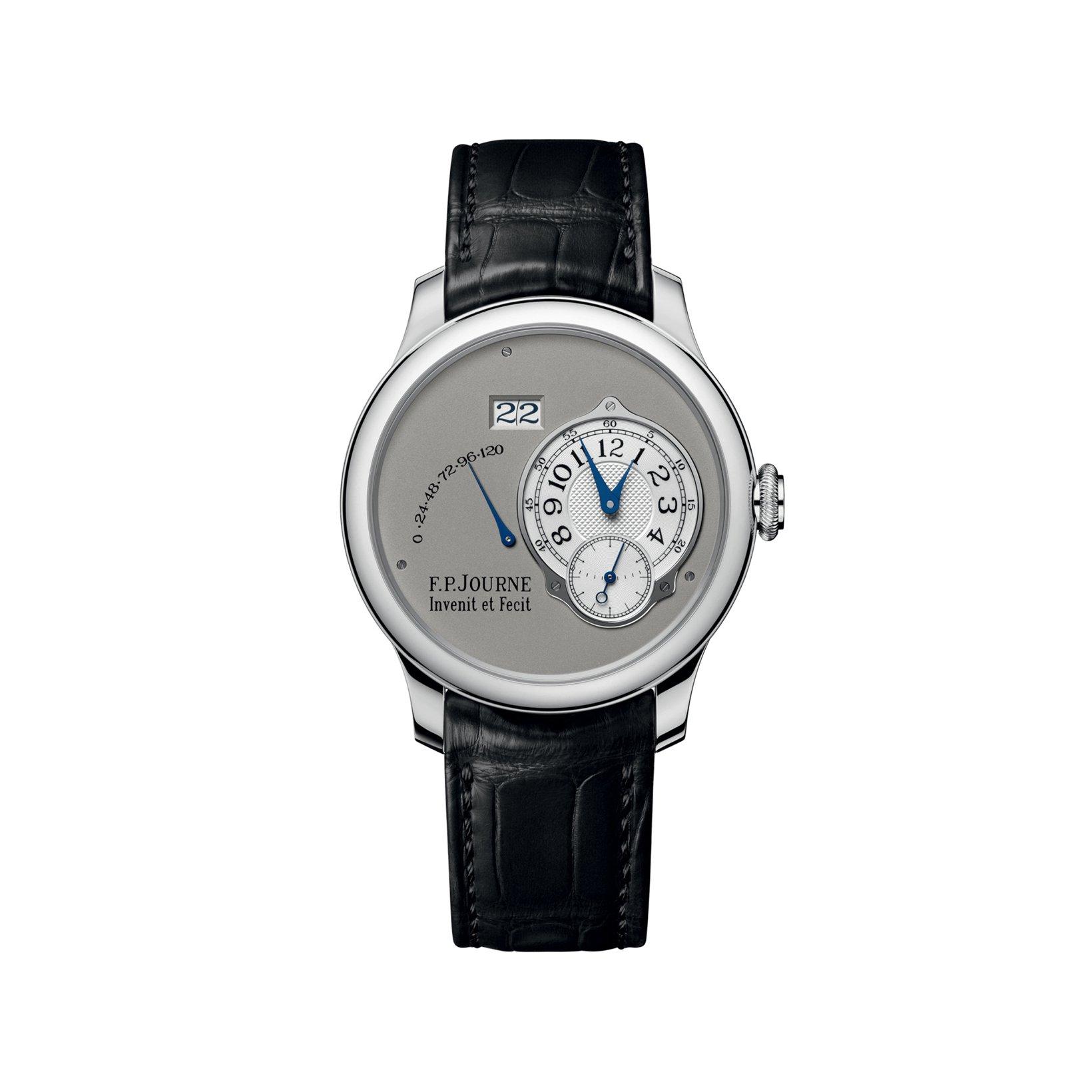 F.P.Journe Classique Automatique Automatic 40 mm Platinum Watch  White Dial   Alligator Leather Strap