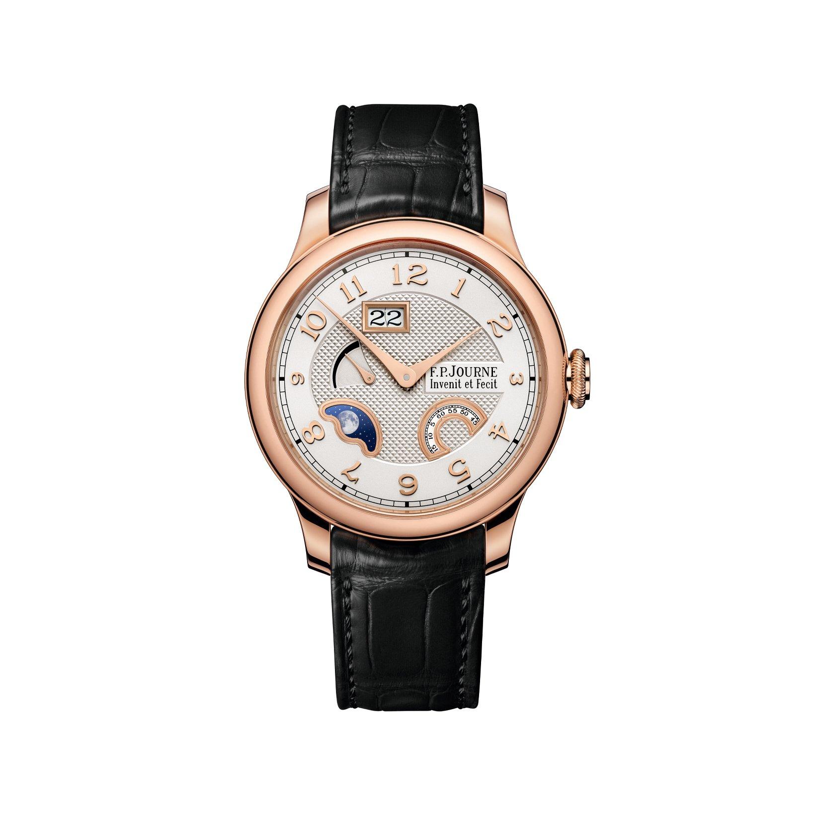 F.P.Journe Classique Divine Automatic 40 mm Rose Gold Watch  White Dial   Alligator Leather Strap