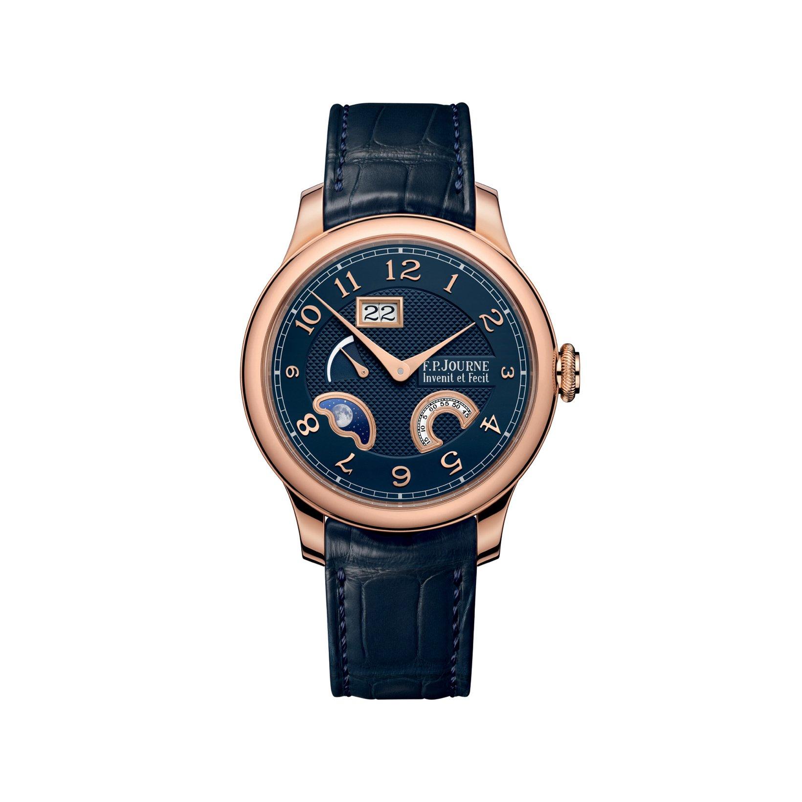 F.P.Journe Classique Divine Automatic 40 mm Rose Gold Watch  Blue Dial   Alligator Leather Strap