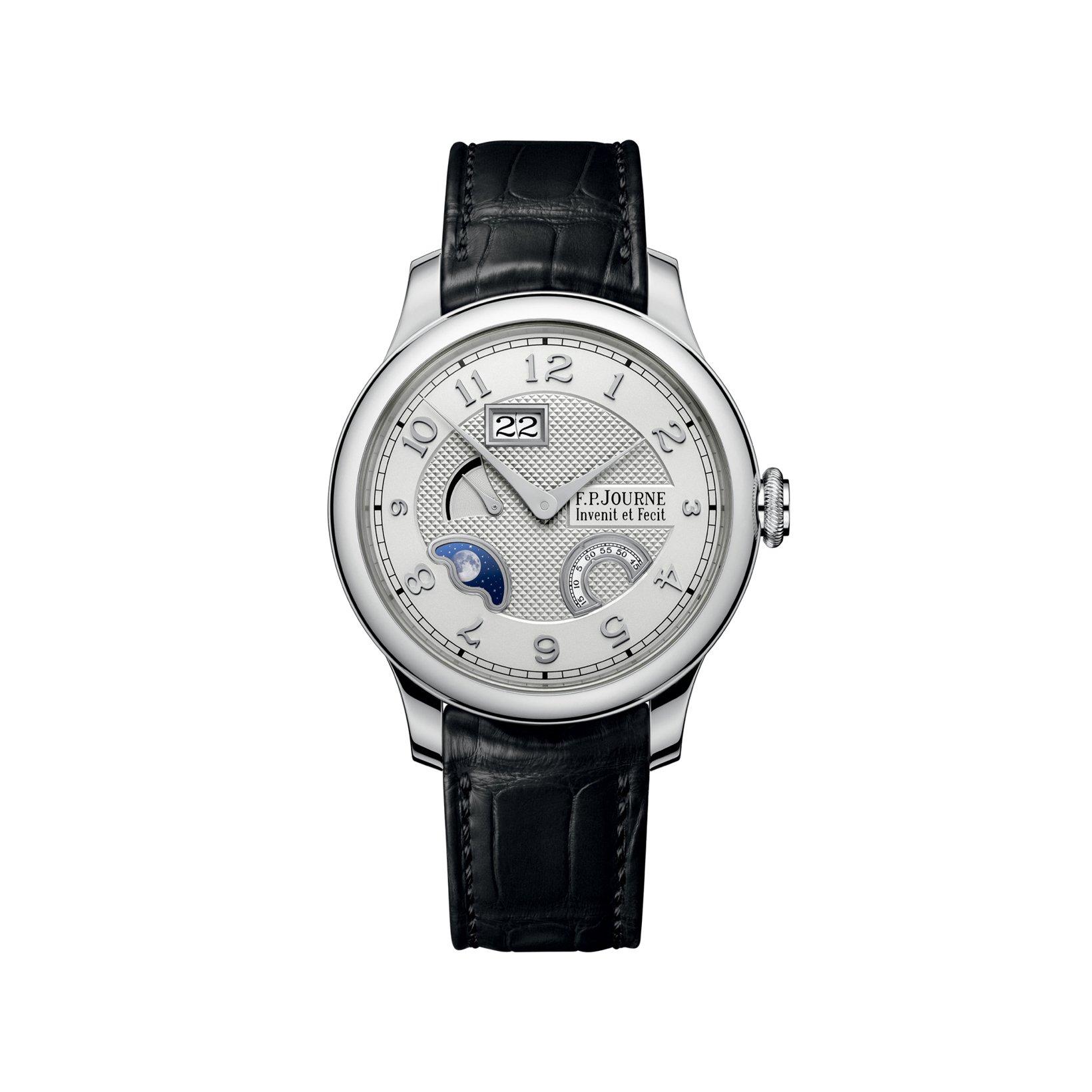 F.P.Journe Classique Divine Automatic 40 mm Platinum Watch  White Dial   Alligator Leather Strap