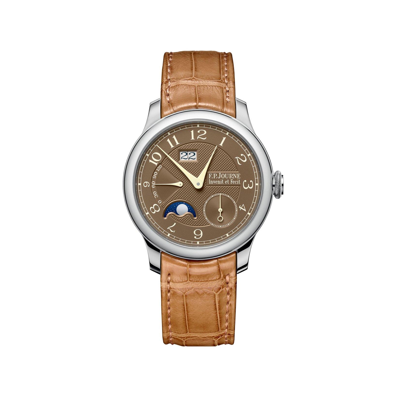 F.P.Journe Classique Automatique Lune Automatic 40 mm Rose Gold Watch  Havana Dial   Alligator Leather Strap