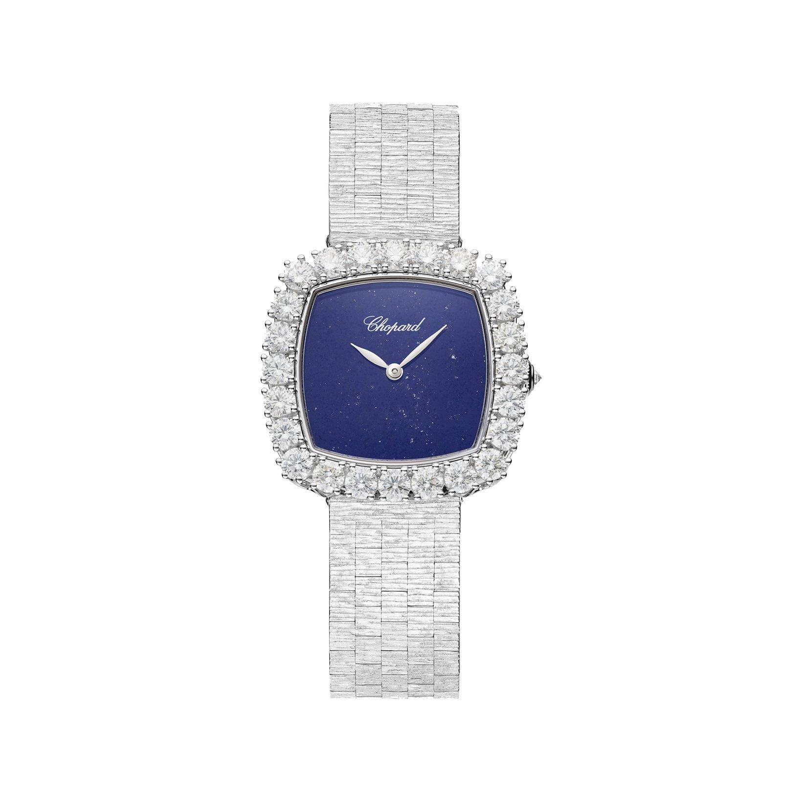Chopard L´Heure Du Diamant Automatic 30.5 mm White Gold Watch  Blue Dial  White Gold Bracelet