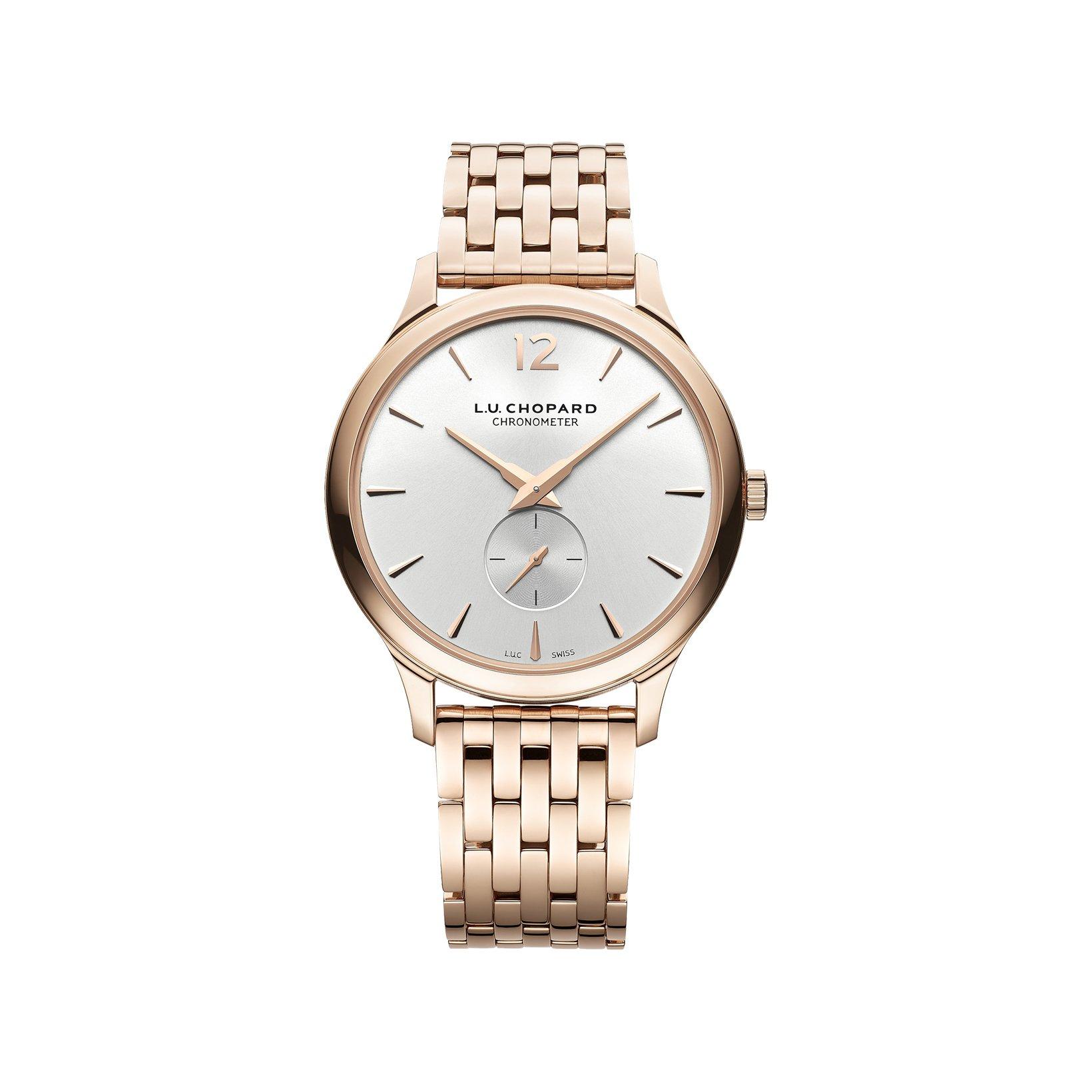 Chopard L.U.C Automatic 36 mm Rose Gold Watch  Silver Dial  Rose Gold Bracelet