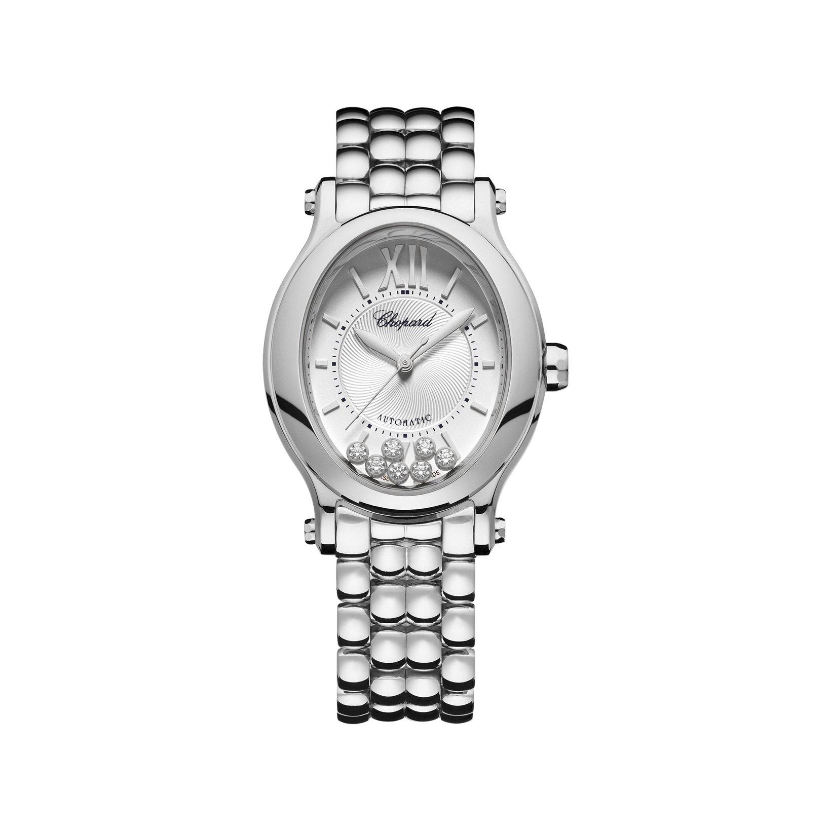 Chopard Happy Sport Automatic 31.31 mm Stainless Steel Watch  Silver Dial  Stainless Steel Bracelet