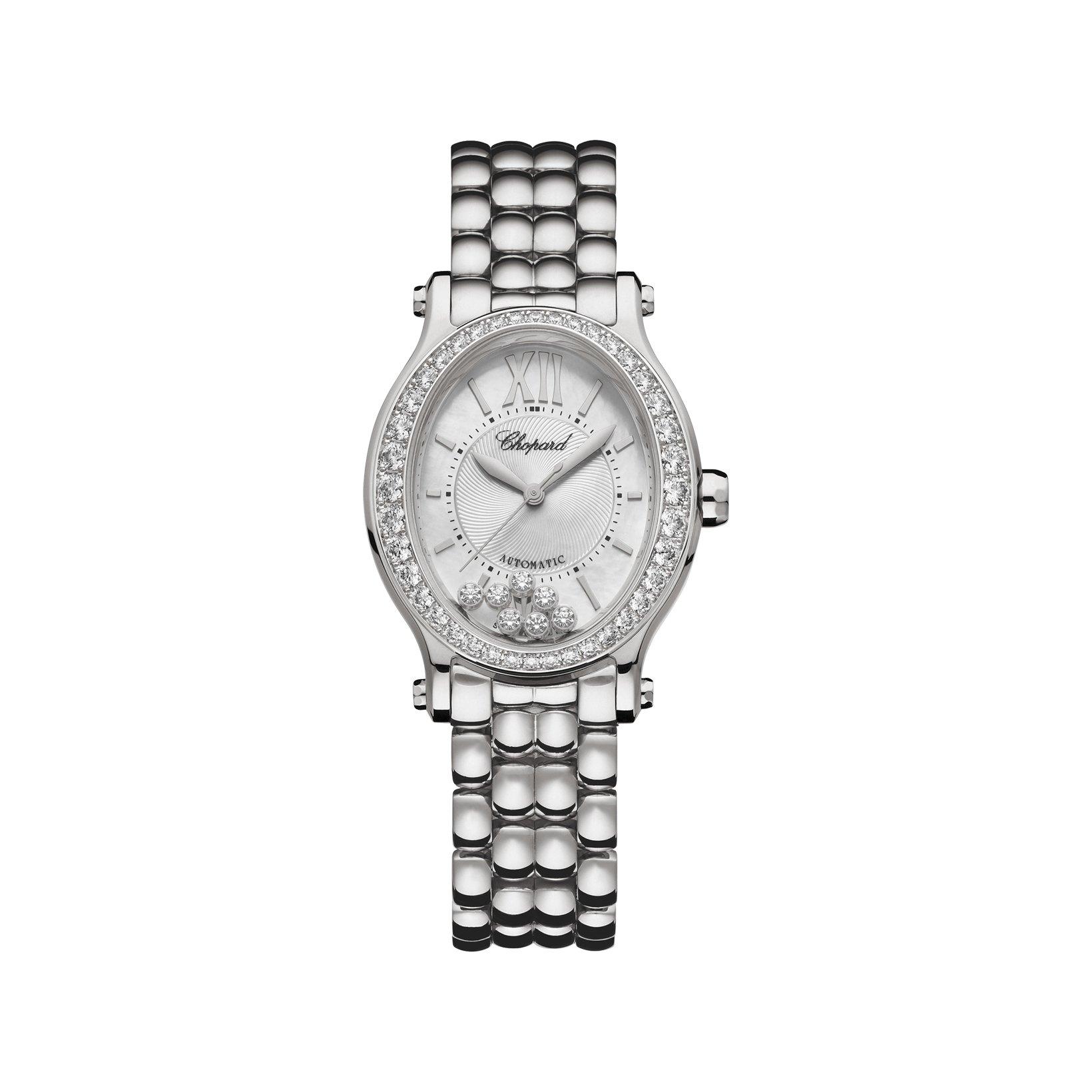 Chopard Happy Sport Automatic 31.31 mm Stainless Steel Watch  Silver Dial  Stainless Steel Bracelet