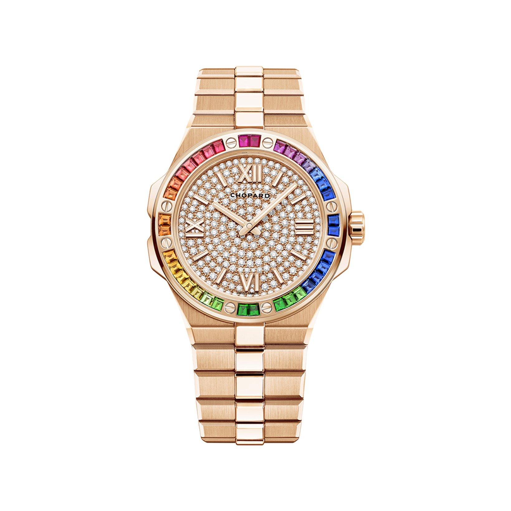 Chopard Alpine Eagle Automatic 41 mm Rose Gold Watch  Rose Gold Dial  Rose Gold Bracelet