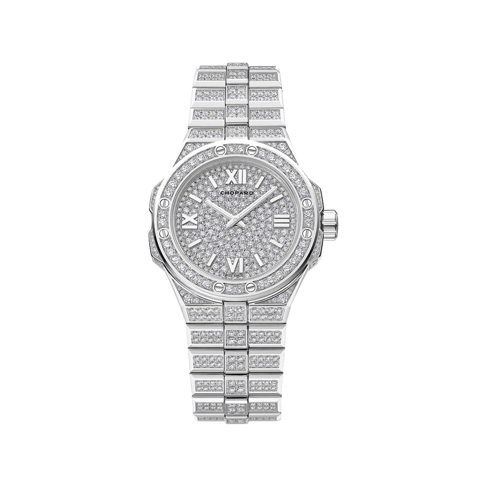 Chopard Alpine Eagle Automatic 33 mm White Gold Watch  White Gold Dial  White Gold Bracelet