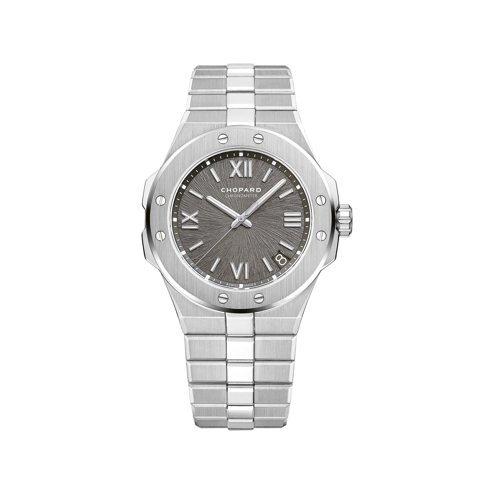 Chopard Alpine Eagle Automatic 41 mm Stainless Steel Watch  Bernina Grey Dial  Stainless Steel Bracelet