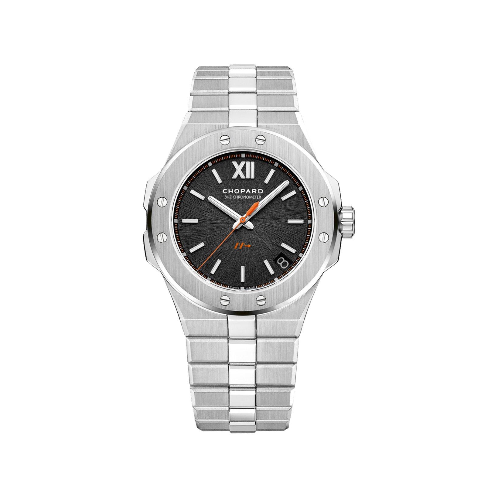 Chopard Alpine Eagle Automatic 41 mm Stainless Steel Watch  Black Dial  Stainless Steel Bracelet