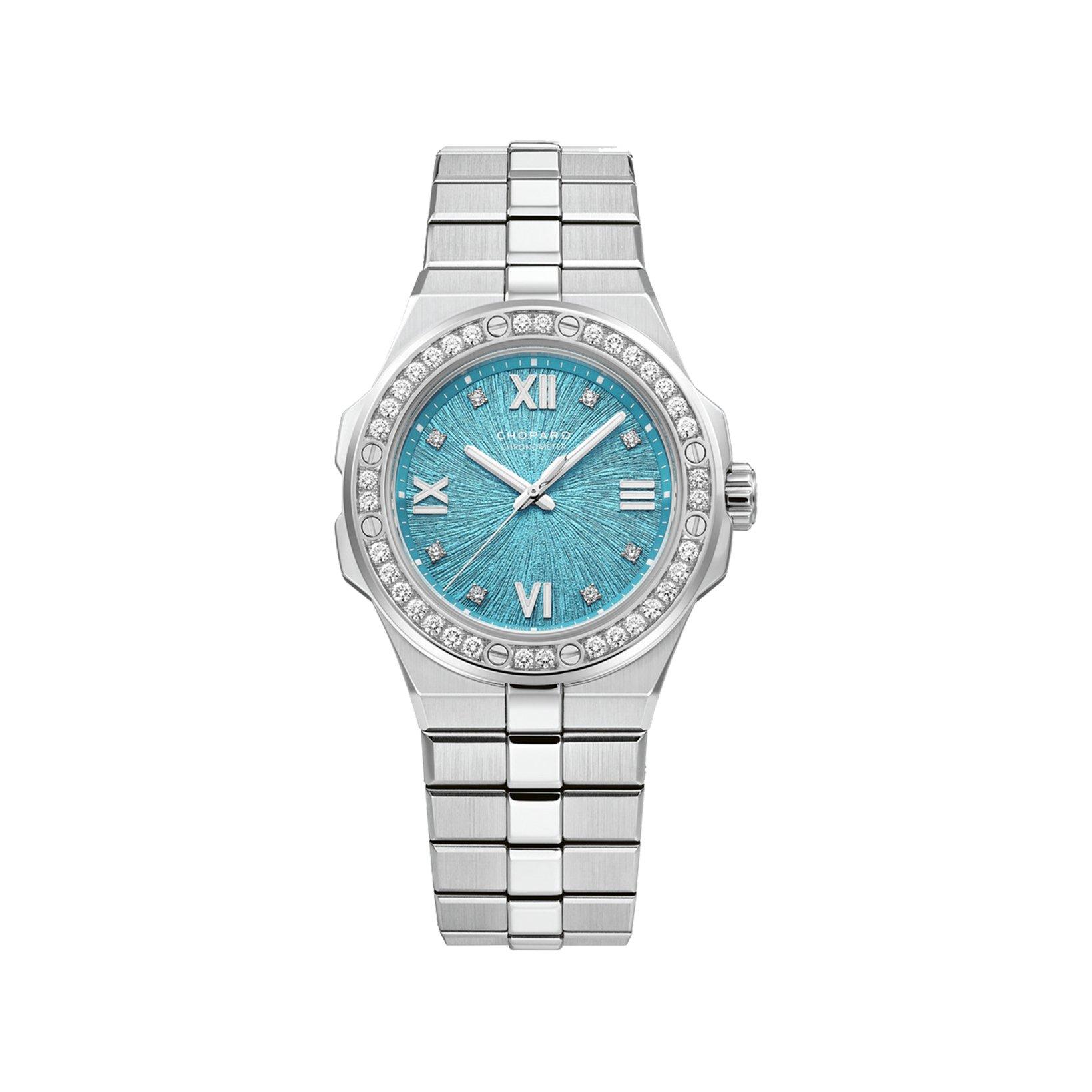 Chopard Alpine Eagle Automatic 36 mm Stainless Steel Watch  Turquoise Dial  Stainless Steel Bracelet