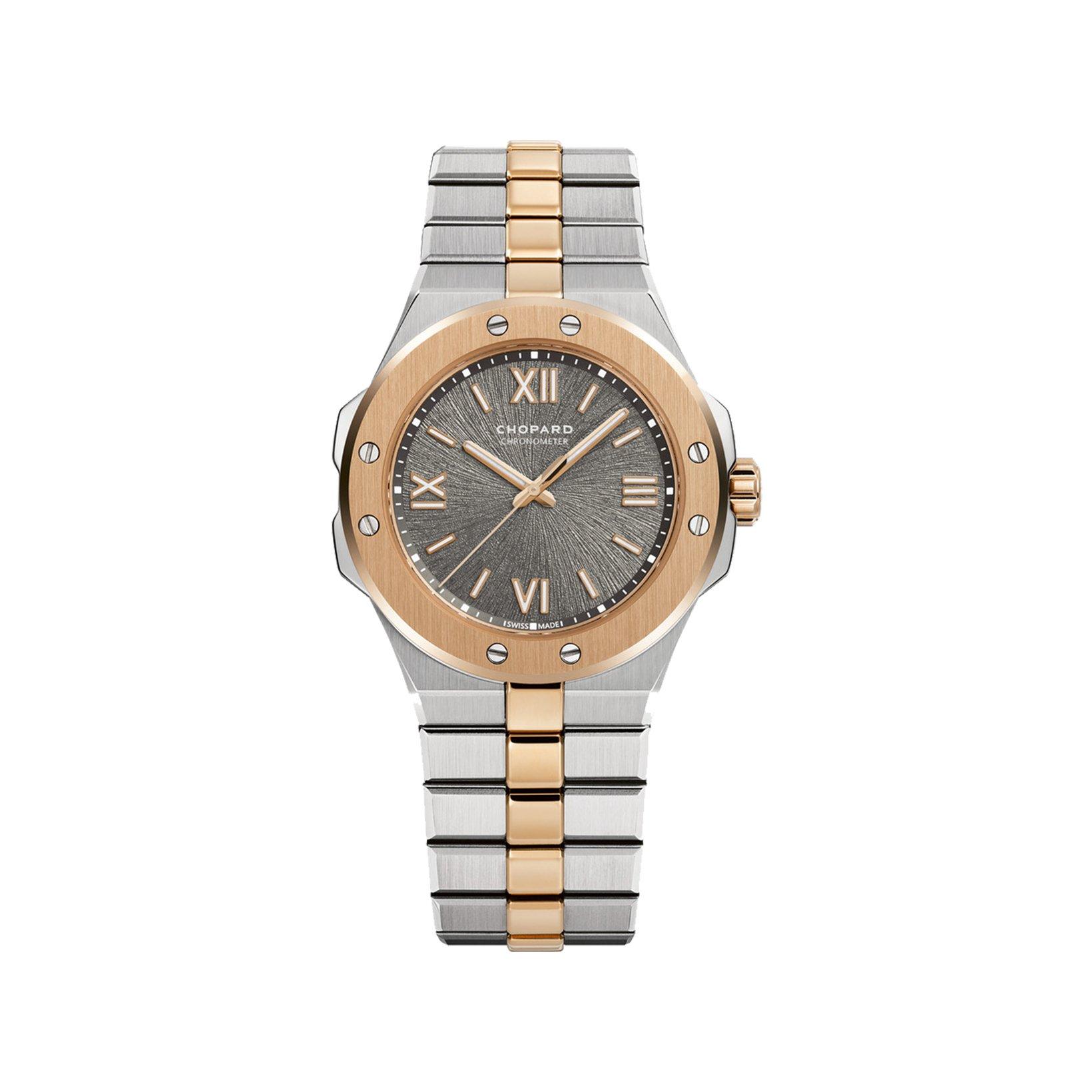 Chopard Alpine Eagle Automatic 36 mm Stainless Steel And Rose Gold Watch  Blue Galvanic Dial  Stainless Steel And Rose Gold Bracelet