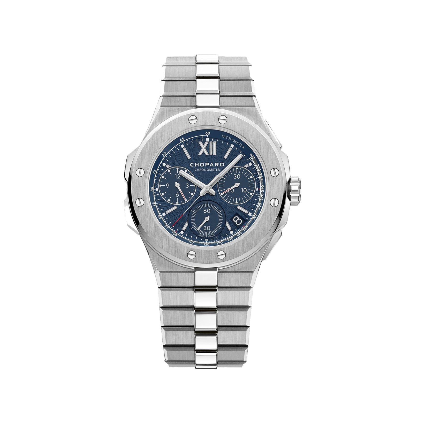 Chopard Alpine Eagle Automatic 44 mm Stainless Steel Watch  Blue Dial  Stainless Steel Bracelet