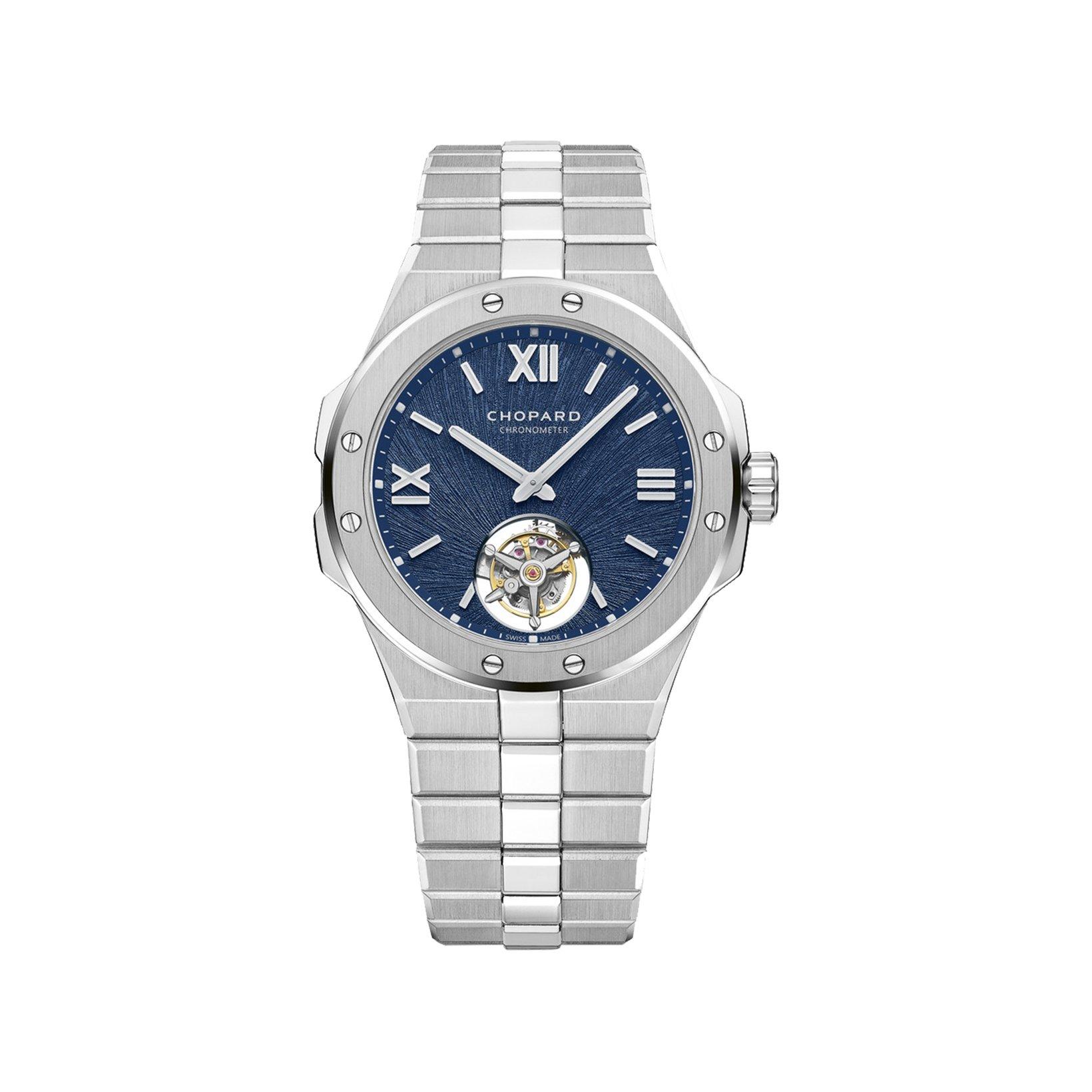 Chopard Alpine Eagle Automatic 41 mm Stainless Steel Watch  Blue Galvanic Dial  Stainless Steel Bracelet