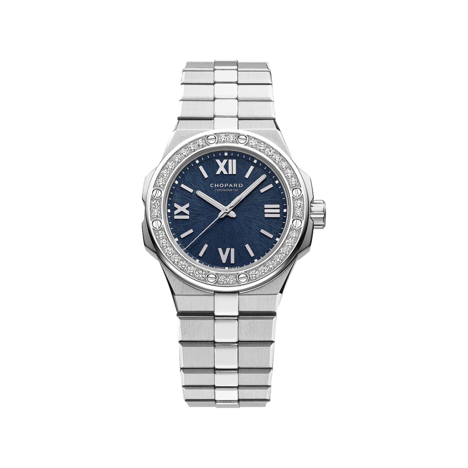 Chopard Alpine Eagle Automatic 33 mm Stainless Steel Watch  Blue Dial  Stainless Steel Bracelet