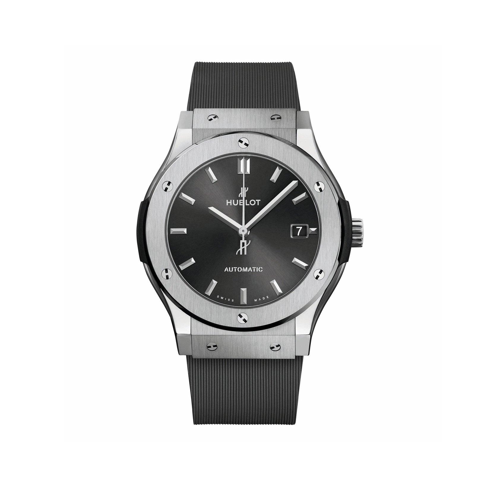 Hublot Classic Fusion Racing Grey Titanium Automatic  mm Titanium Watch  Grey Dial   Rubber Strap