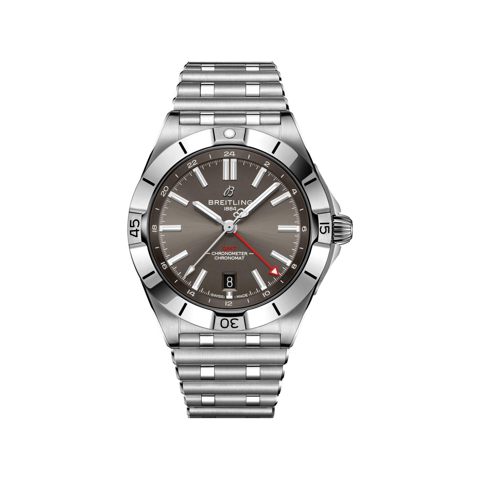 Breitling Chronomat B32 Automatic 40 mm Stainless Steel Watch  Grey Dial  Stainless Steel Bracelet