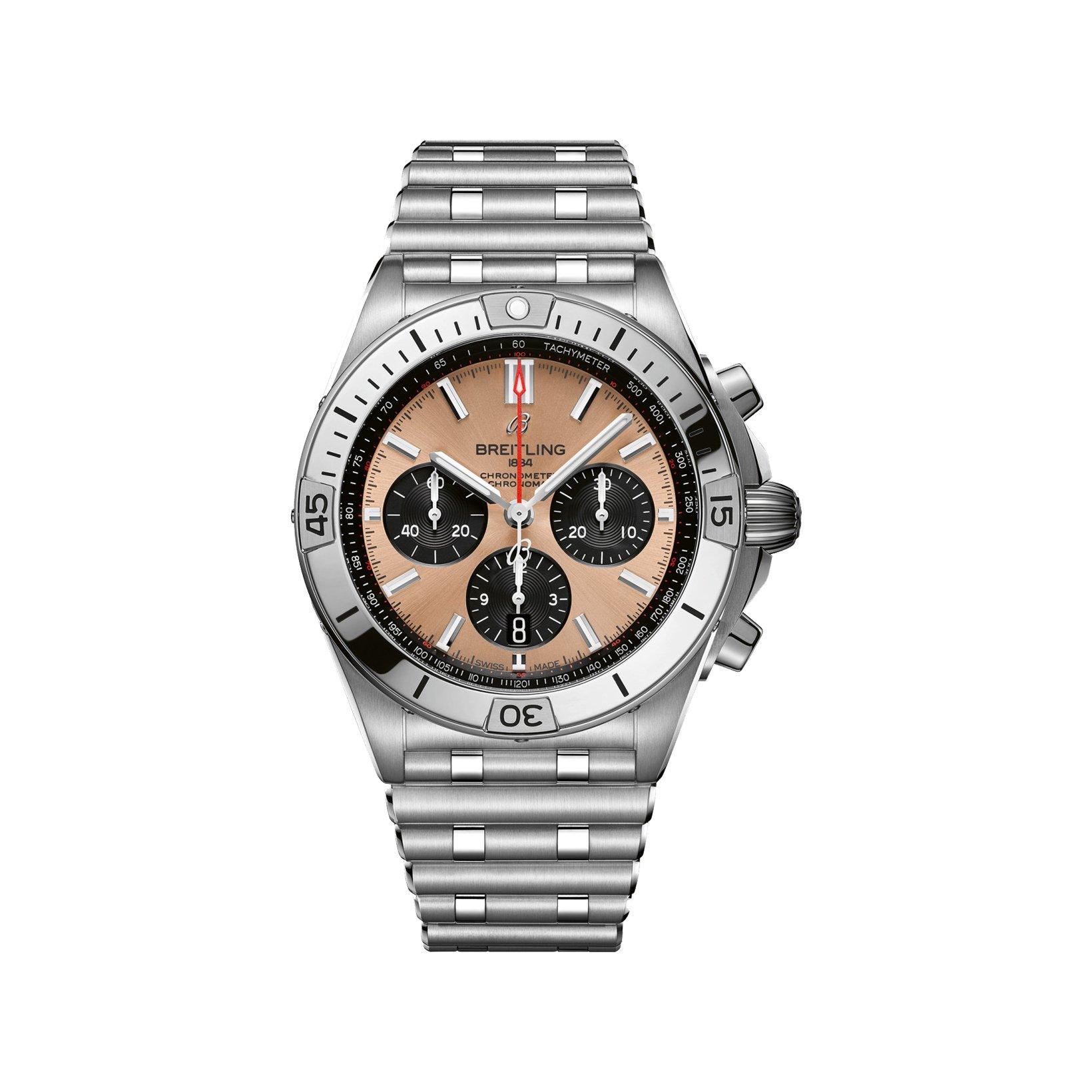 Breitling Chronomat B01 Automatic 42 mm Stainless Steel Watch  Copper Dial  Stainless Steel Bracelet