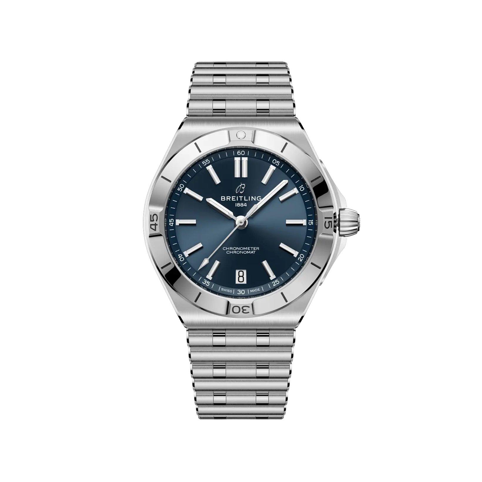 Breitling Chronomat B31 Automatic 40 mm Stainless Steel Watch  Blue Dial  Stainless Steel Bracelet