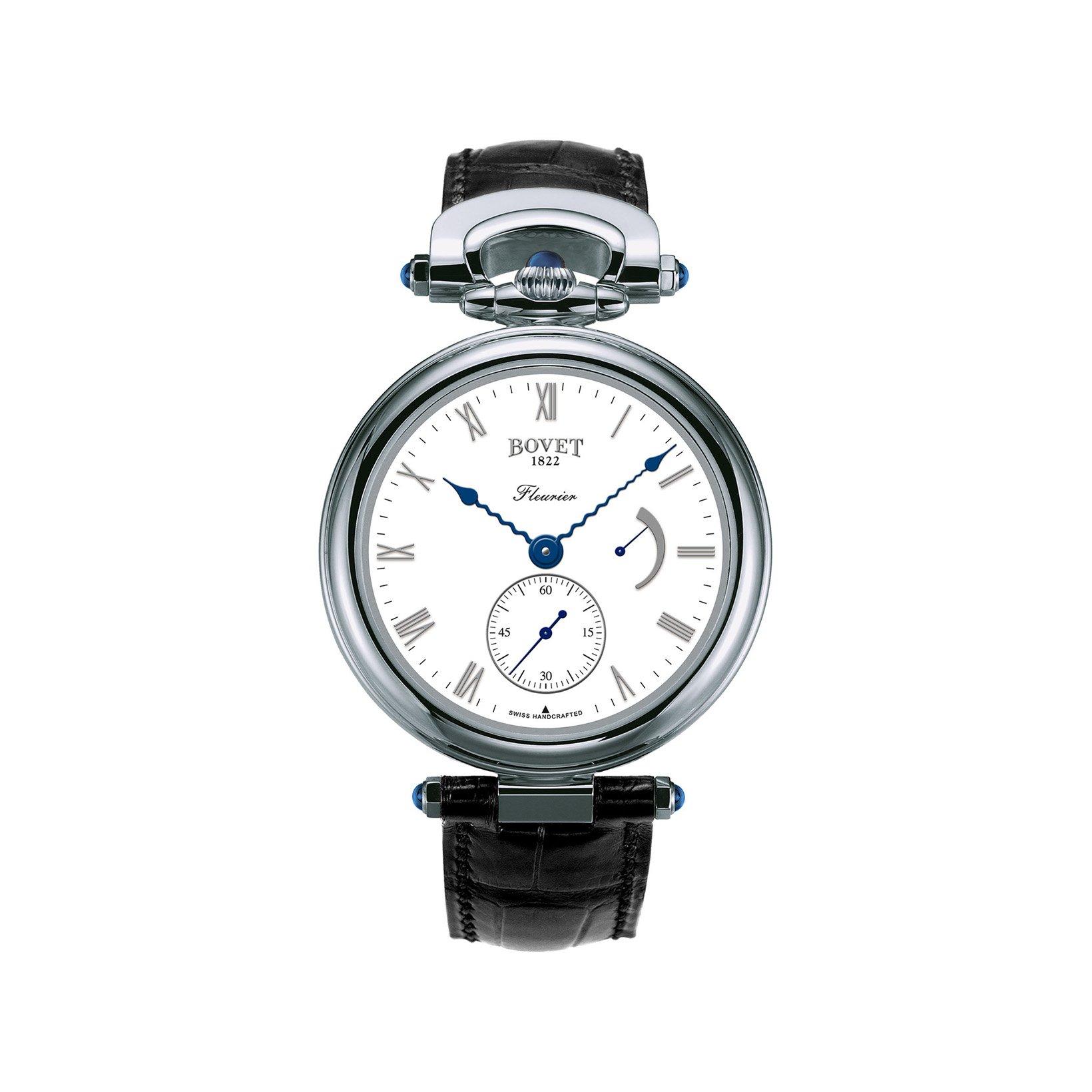 Bovet Fleurier Amadeo Automatic 43 mm White Gold Watch  White Dial   Croco Leather Strap