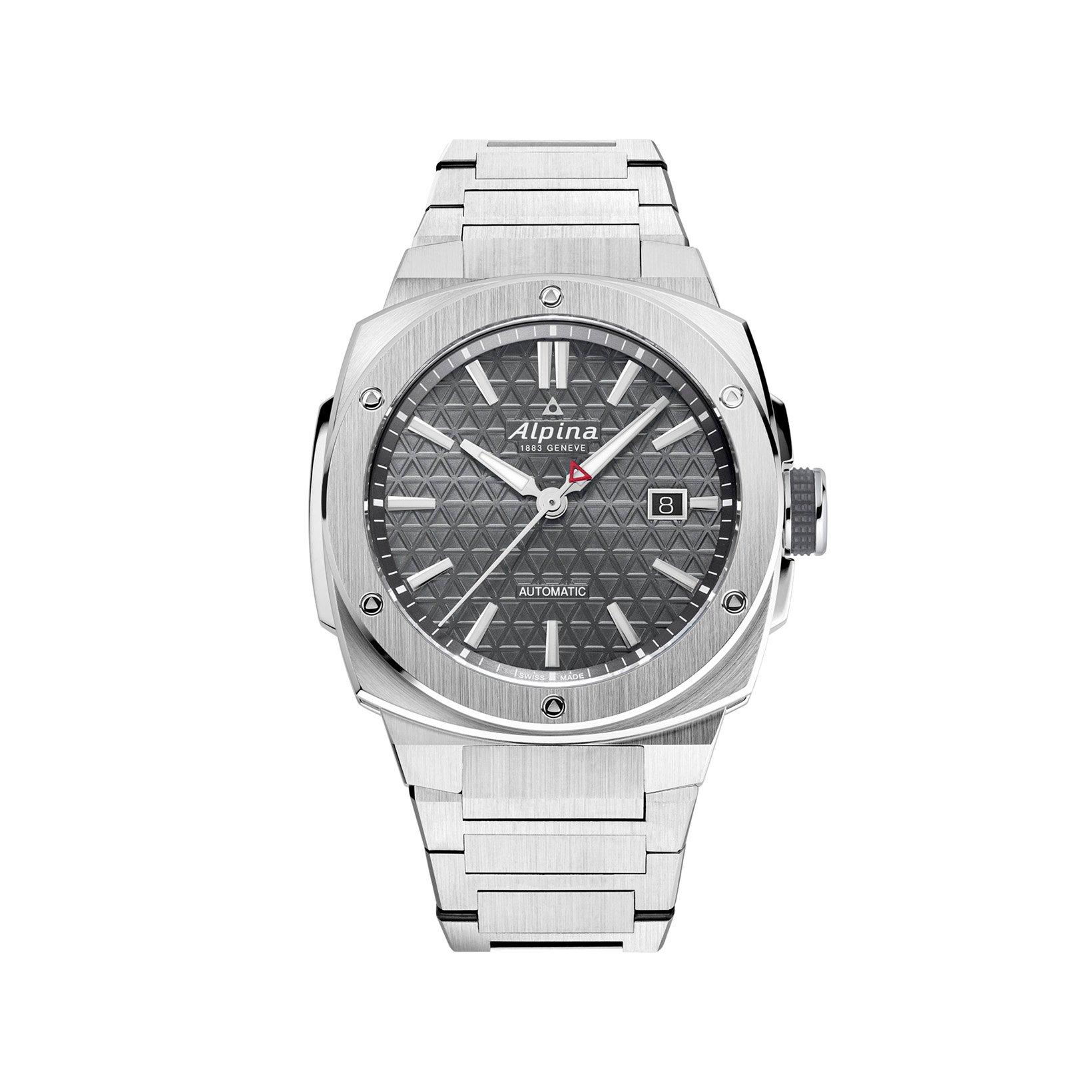 Alpina Alpiner Extreme Automatic 41x42.5 mm Stainless Steel Watch  Grey Dial  Stainless Steel Bracelet