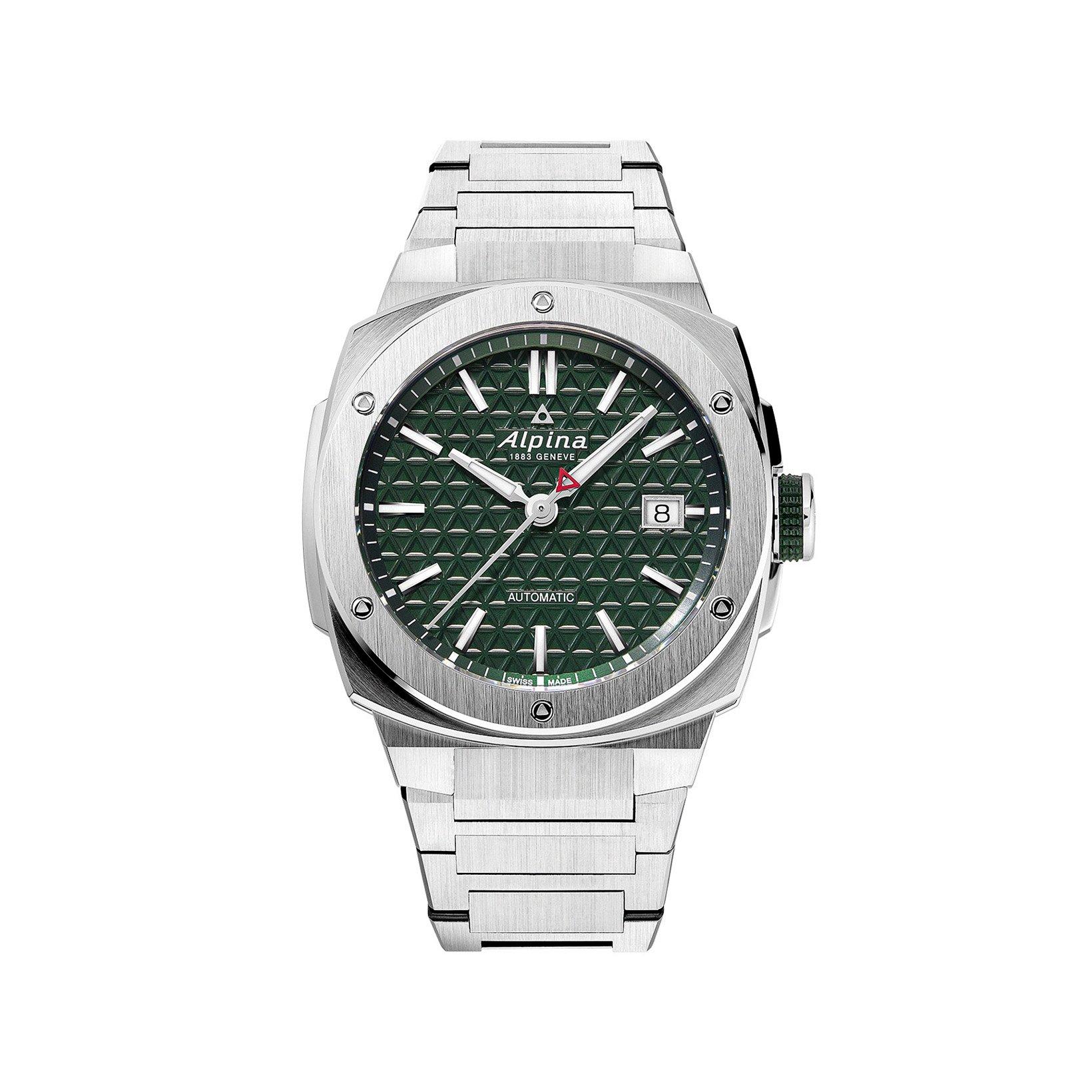Alpina Alpiner Extreme Automatic 39x40.5 mm Stainless Steel Watch  Green Dial  Stainless Steel Bracelet