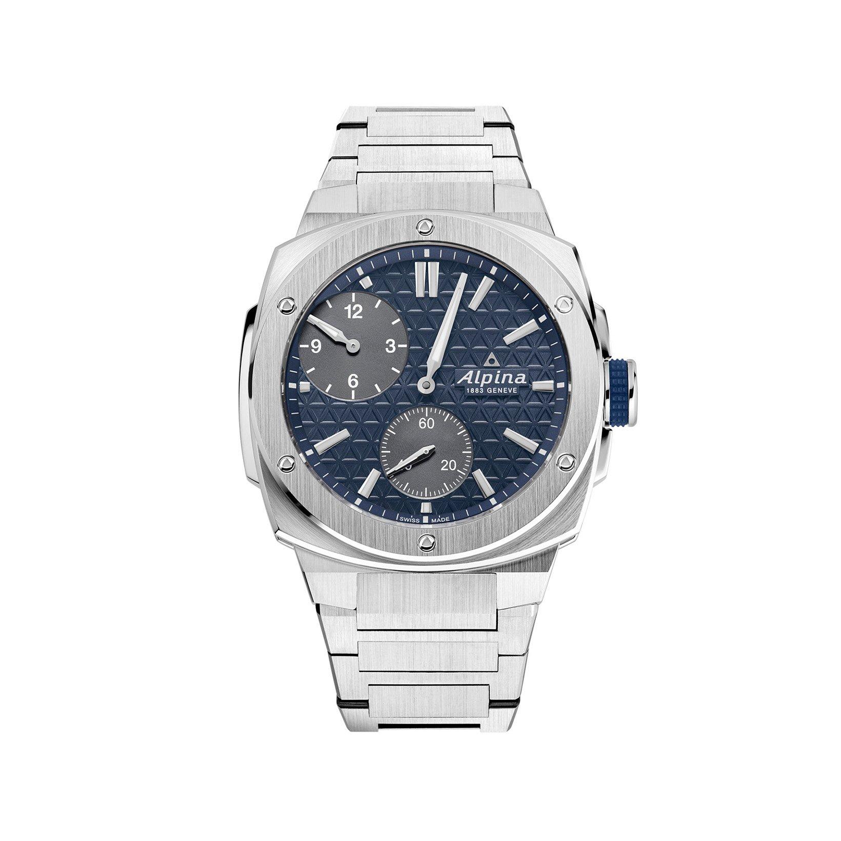 Alpina Alpiner Extreme Regulator Automatic 41x42.5 mm Stainless Steel Watch  Blue Dial  Stainless Steel Bracelet
