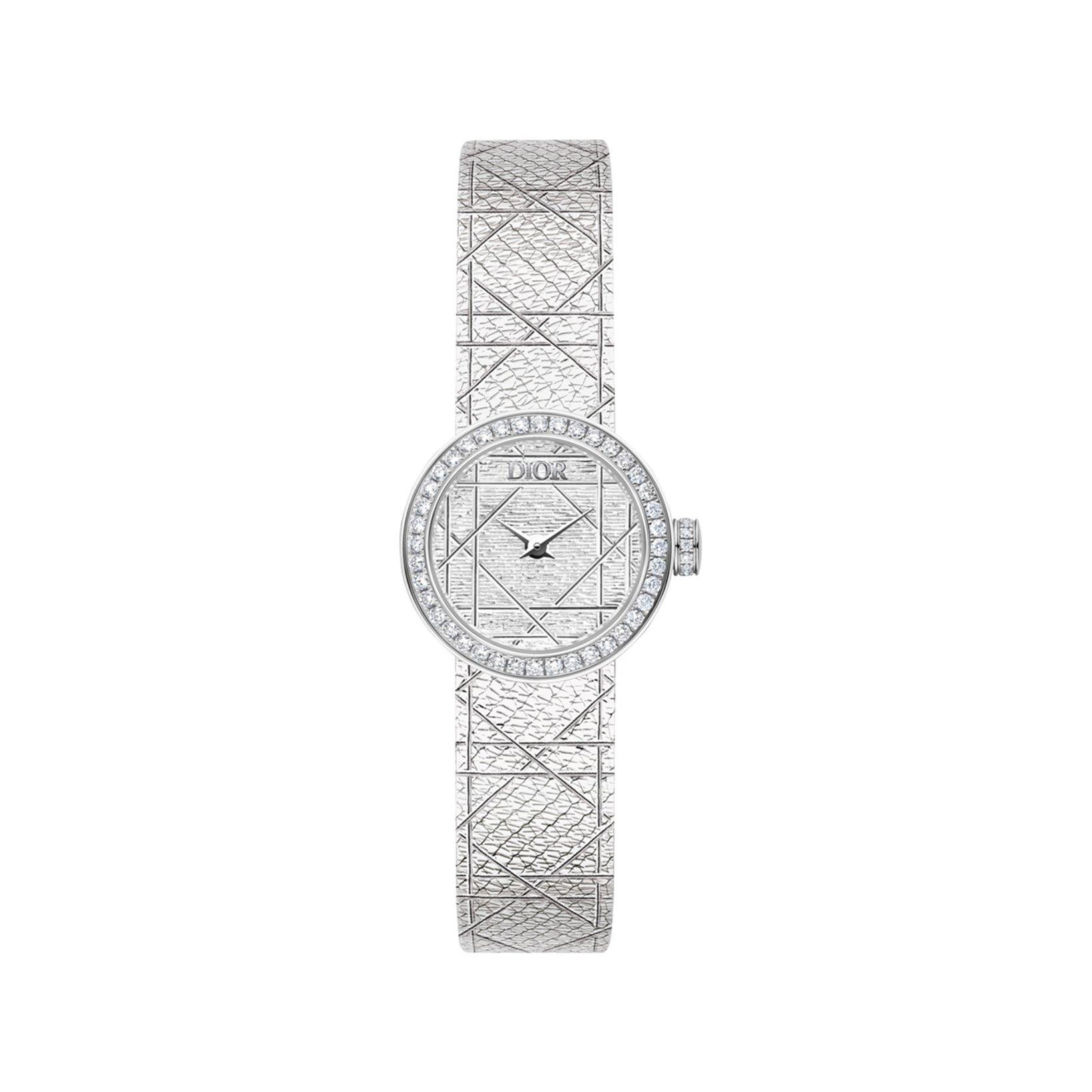 Christian Dior La Mini D My Dior Quartz 19 mm Stainless Steel Watch  Silver Dial  Stainless Steel Bracelet