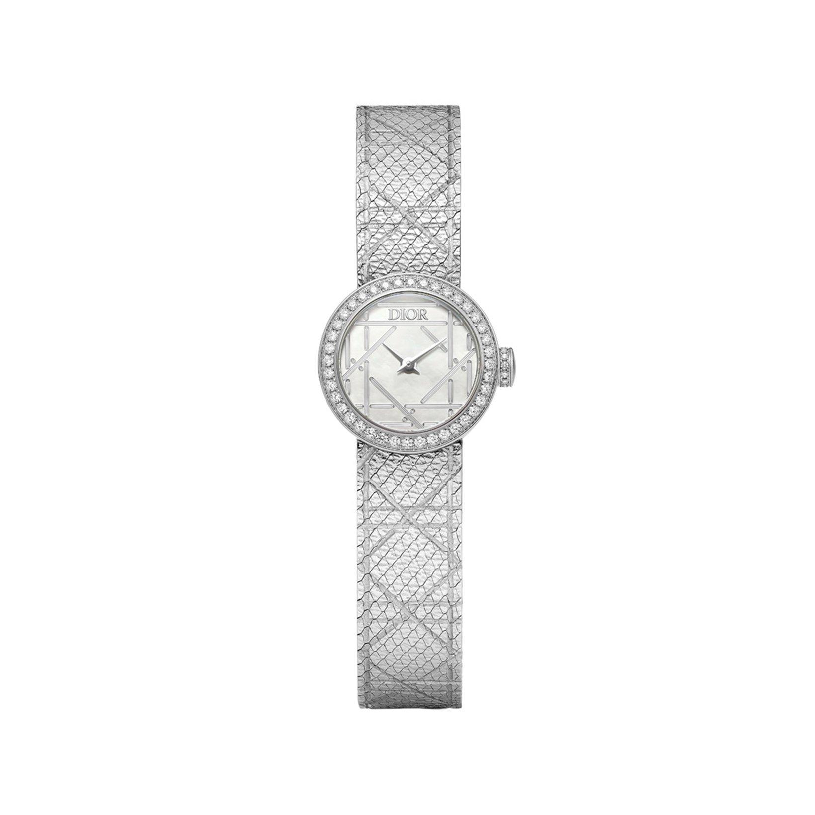 Christian Dior La Mini D My Dior Quartz 19 mm Stainless Steel Watch  White Dial  Stainless Steel Bracelet