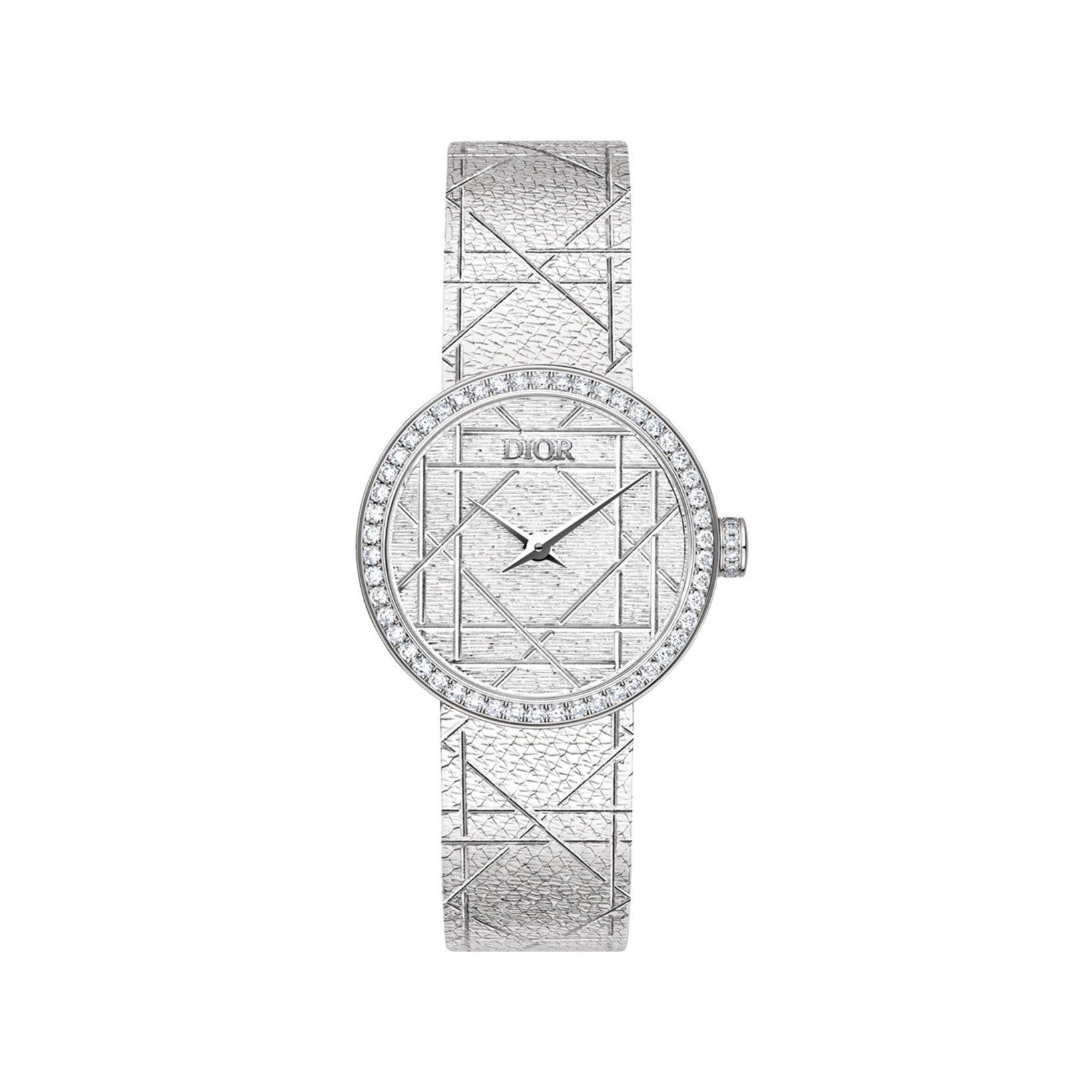 Christian Dior La D My Dior Quartz 25 mm Stainless Steel Watch  Silver Dial  Stainless Steel Bracelet