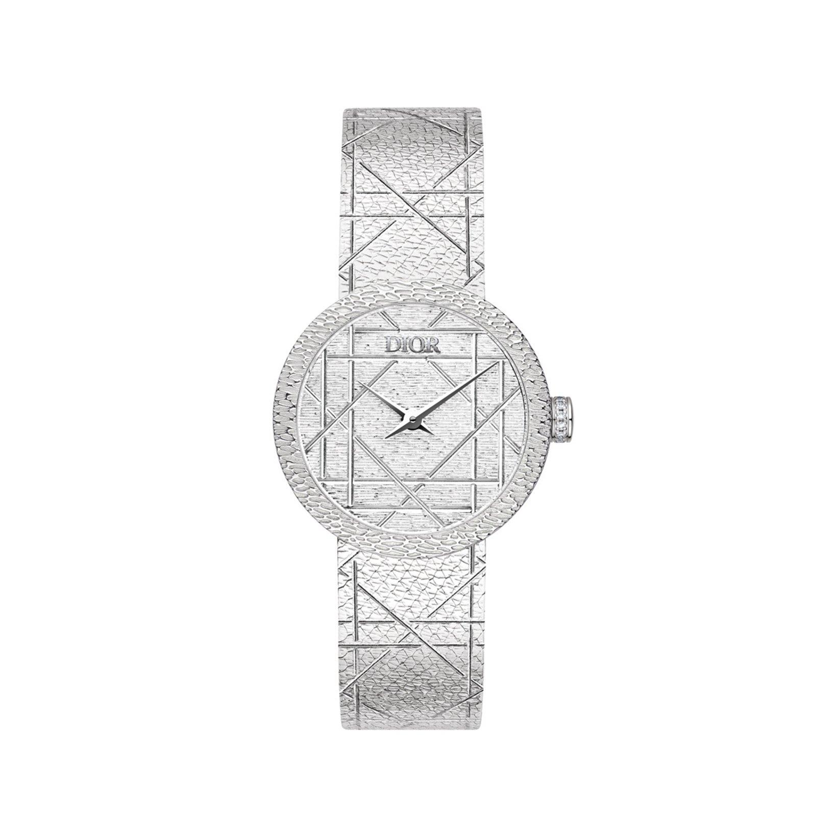Christian Dior La D My Dior Quartz 25 mm Stainless Steel Watch  Silver Dial  Stainless Steel Bracelet