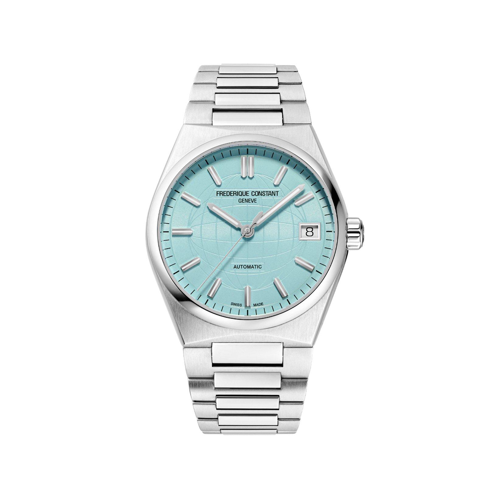 Frederique Constant Highlife  Automatic 34 mm Stainless Steel Watch  Blue Dial  Stainless Steel Bracelet