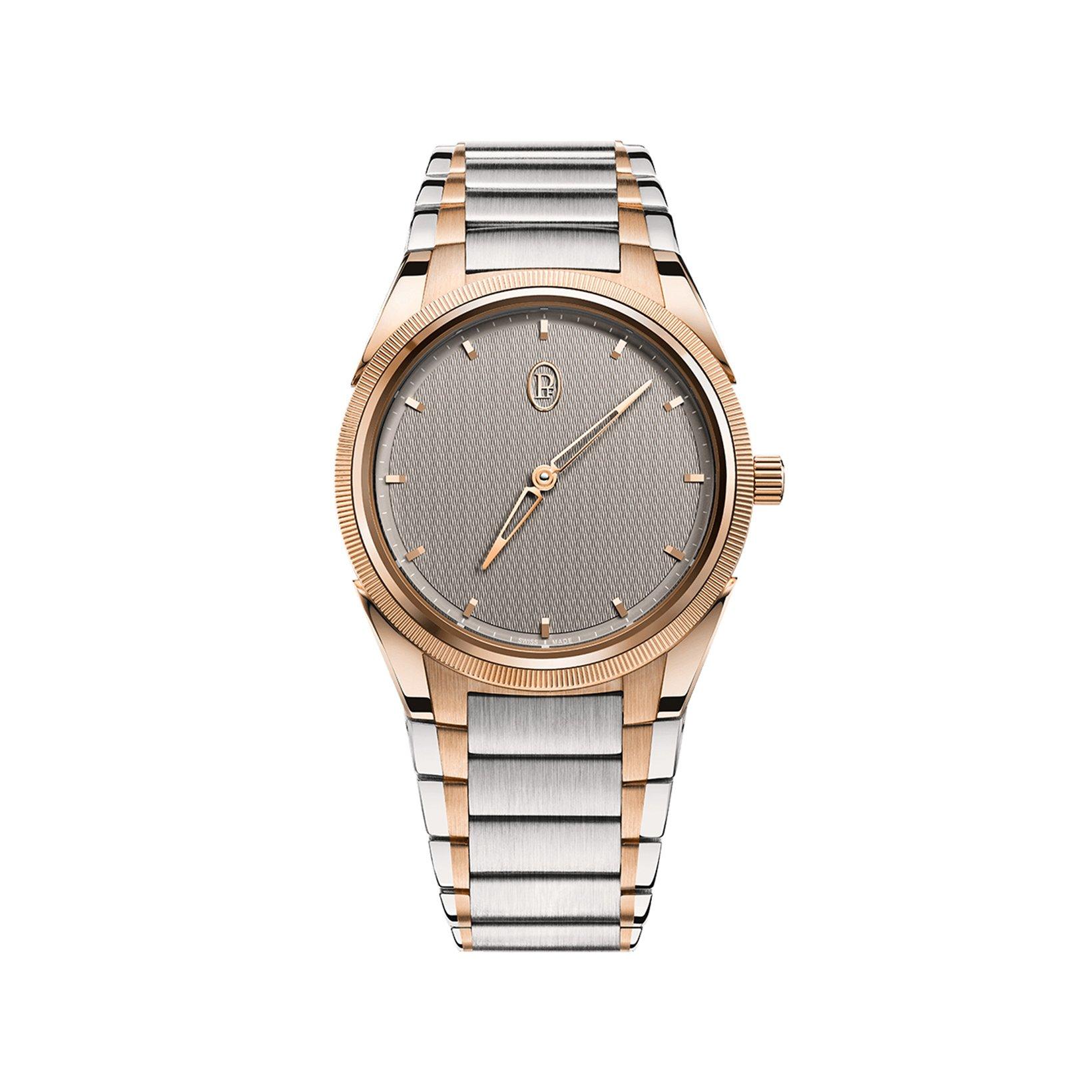 Parmigiani Fleurier Tonda Pf Automatic Automatic 36 mm Stainless Steel And Rose Gold Watch  Grey Dial  Stainless Steel Bracelet