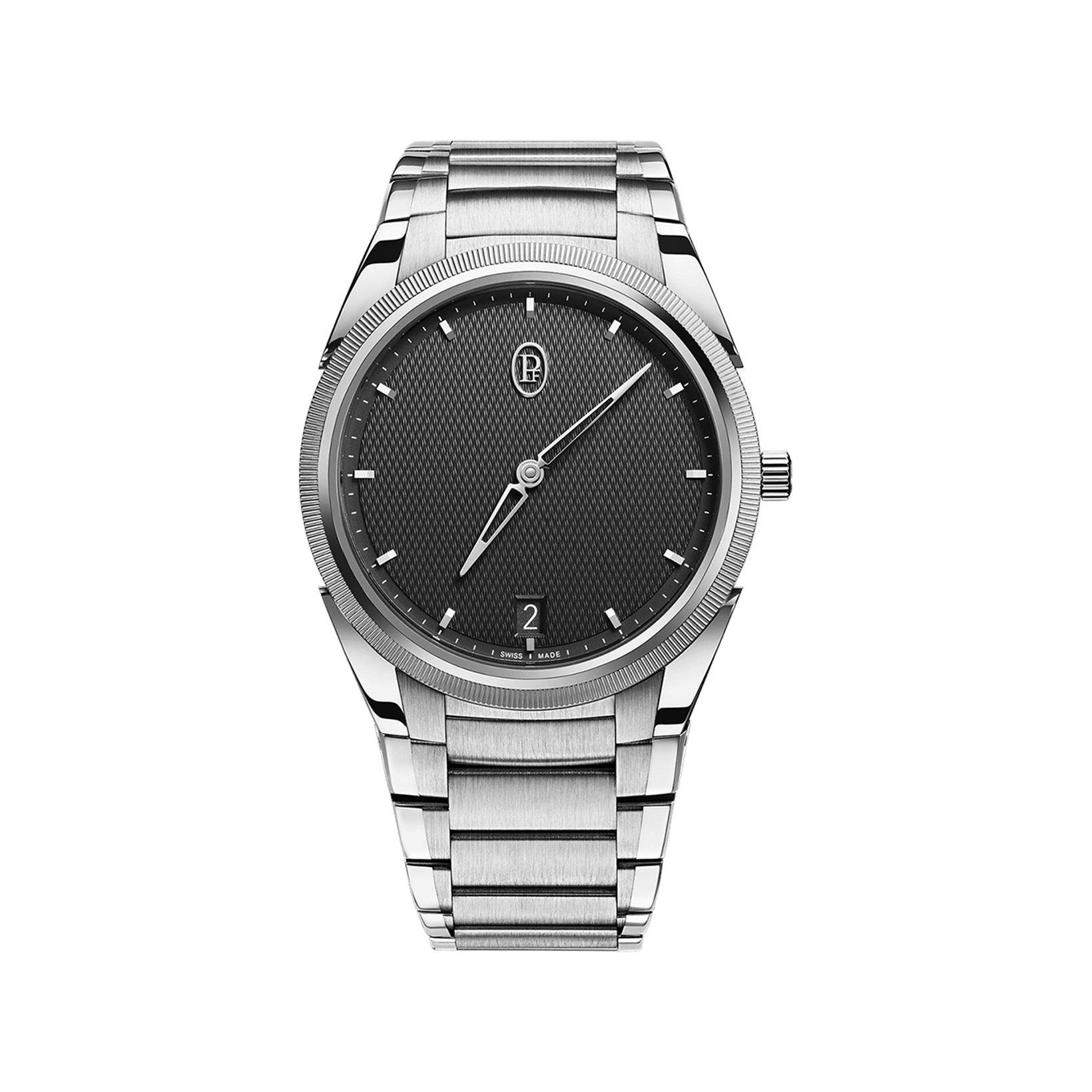 Parmigiani Fleurier Tonda Pf Micro-Rotor Automatic 40 mm Stainless Steel Watch  Grey Dial  Stainless Steel Bracelet