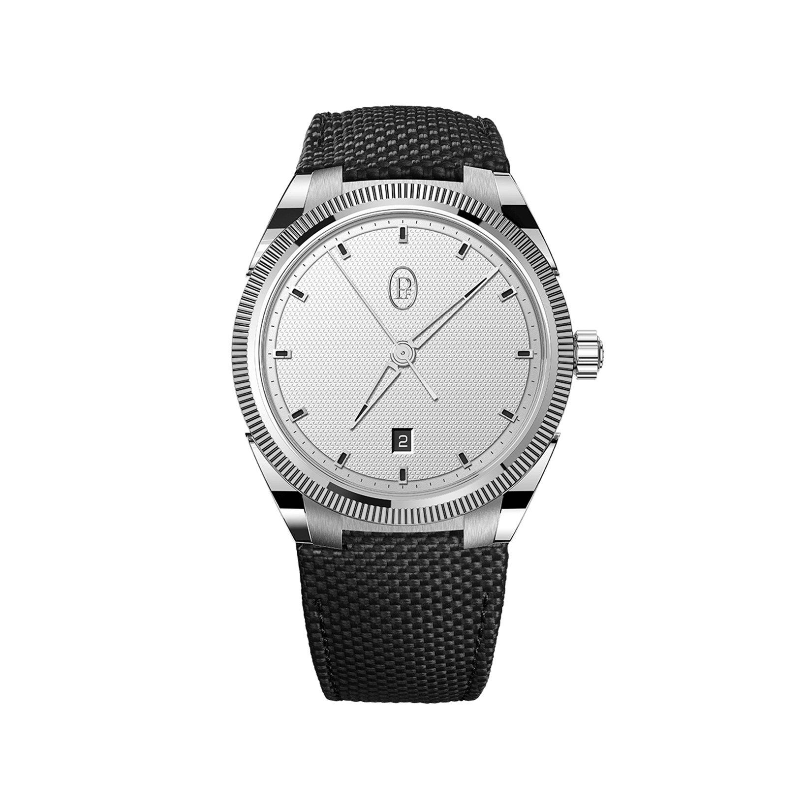 Parmigiani Fleurier Tonda Pf Sport Automatic 41 mm Stainless Steel Watch  Silver Dial   Rubber Strap