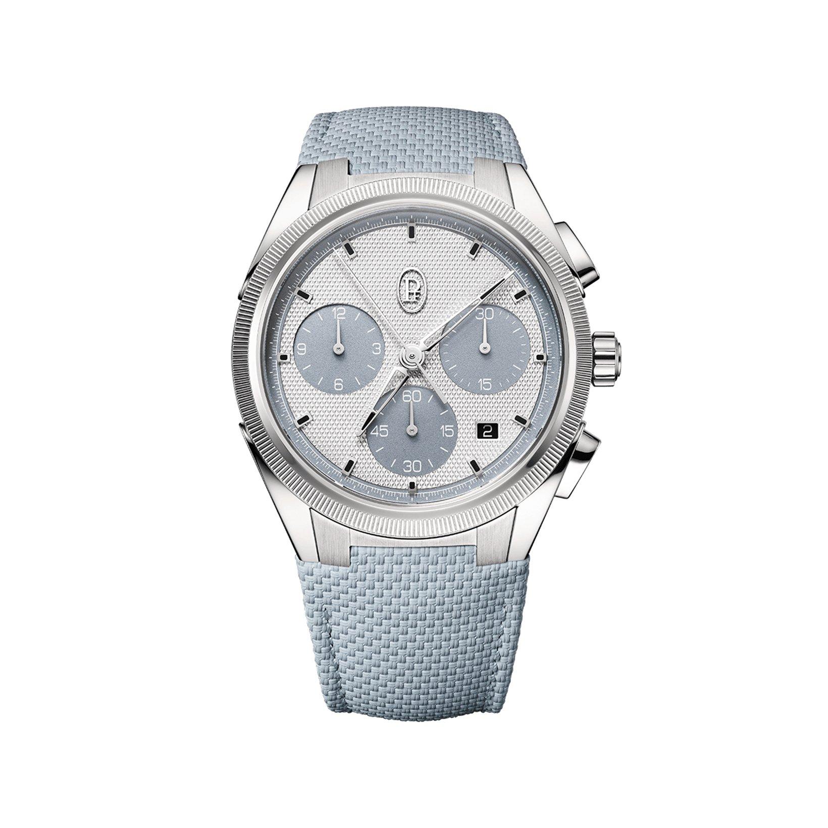 Parmigiani Fleurier Tonda Pf Sport Chronograph Automatic 42 mm Stainless Steel Watch  Grey Dial   Rubber Strap