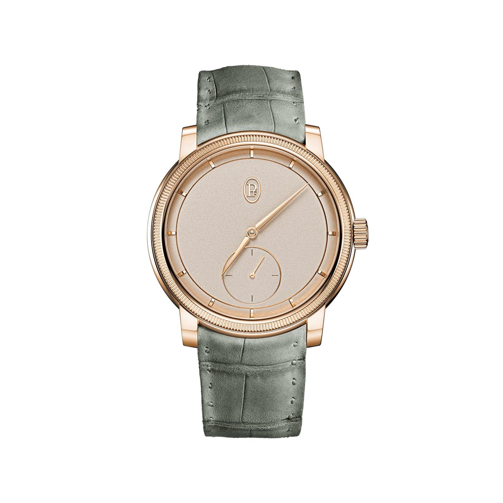 Parmigiani Fleurier Toric Petite Seconde Manual Winding 40.6 mm Red Gold Watch  Sand Dial   Leather Strap
