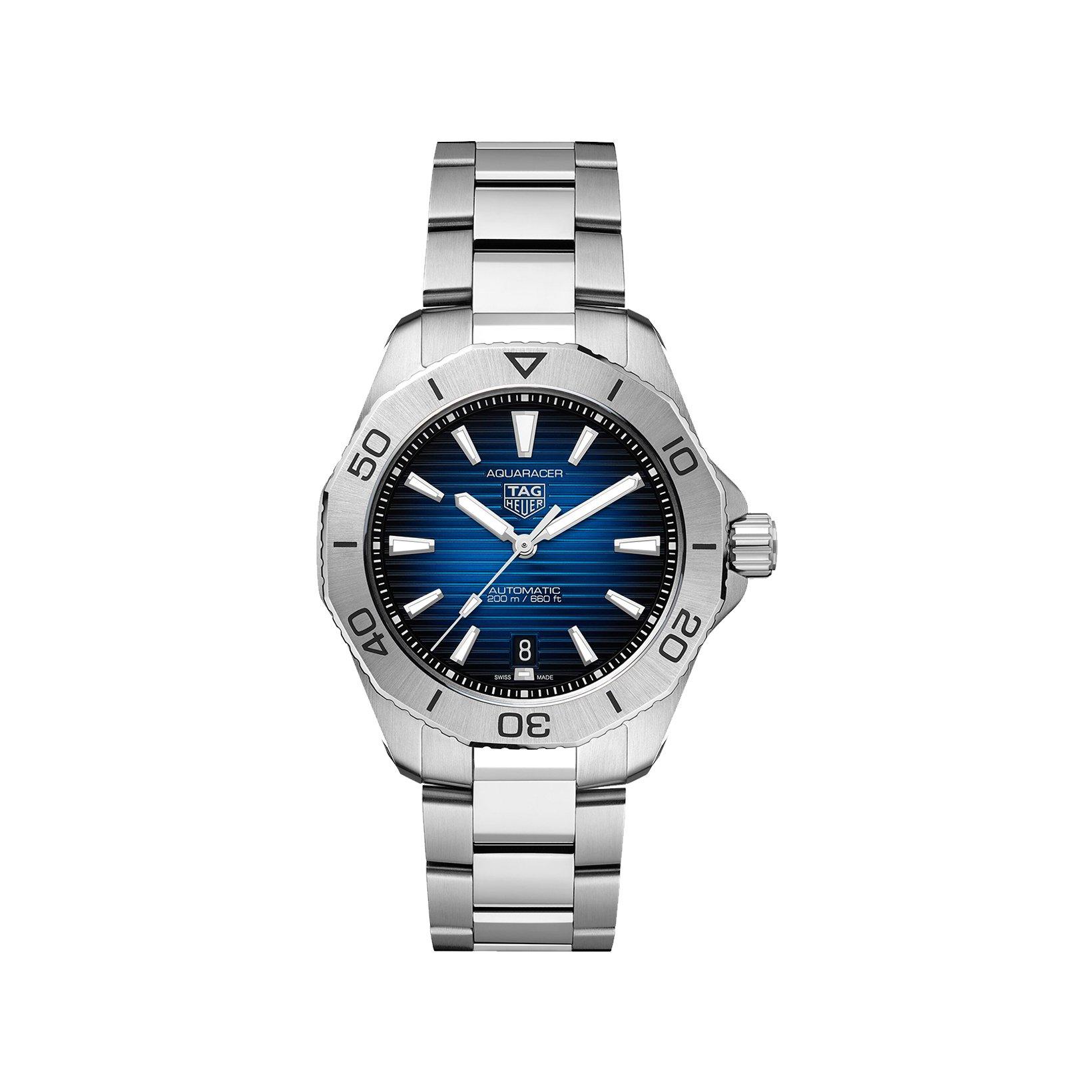 Tag-Heuer Aquaracer Professional 200 Automatic 40 mm Stainless Steel Watch  Blue Dial  Stainless Steel Bracelet